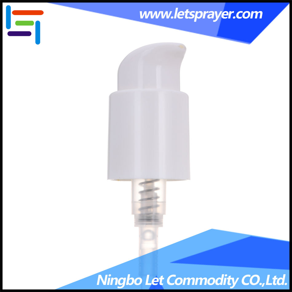 White plastic cream pump CP-11